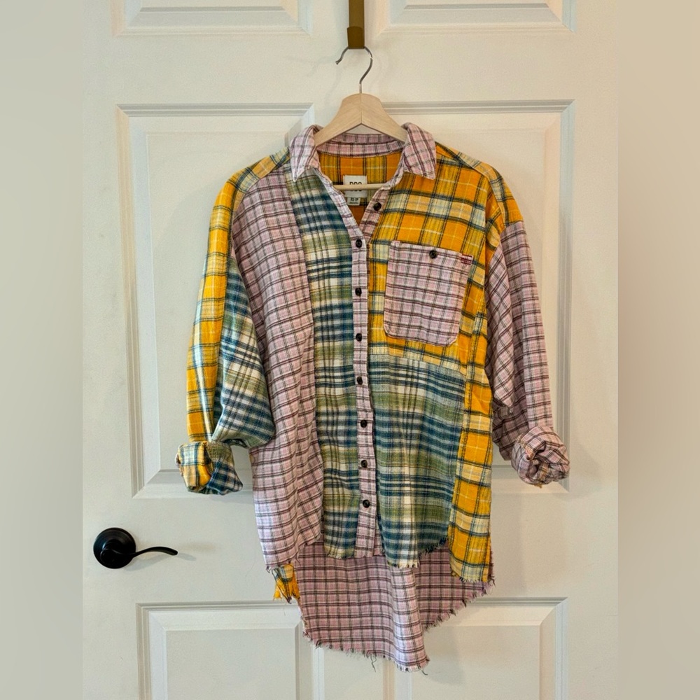 Urban Outfitters BDG Patchwork Flannel